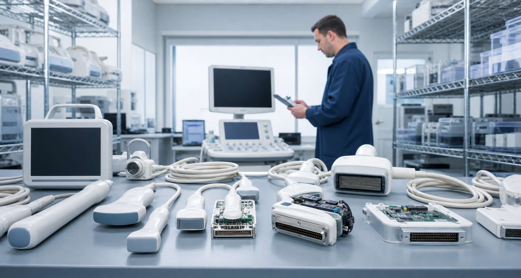 Ultrasound systems parts inventory support